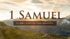 Book of 1 Samuel Cover Image